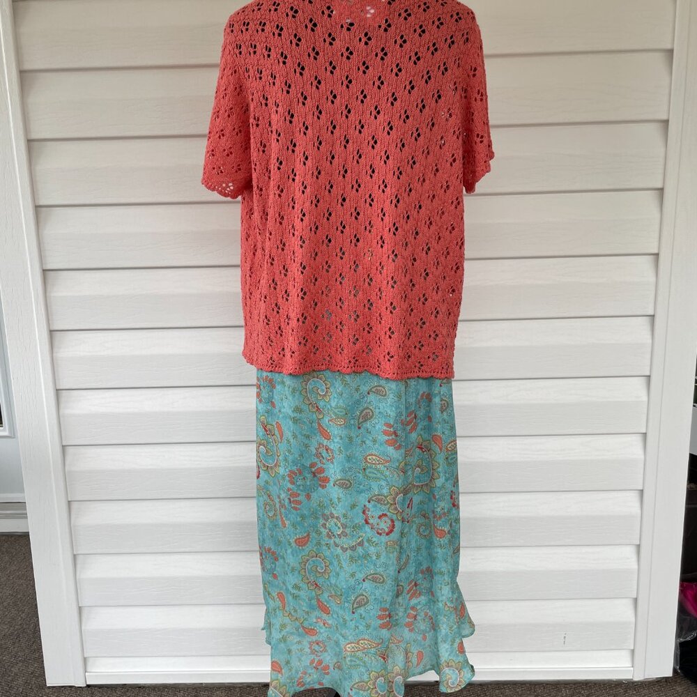 NEW CHRISTOPHER & BANKS Skirt Outfit XL - Picture 7 of 8